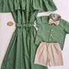 Mommy and Me Outfit Set – Matching Baby Romper and Mom Dress – Family Look Gift Idea