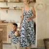 JJ Navy Father’s day matching outfits | coordinating outfits | mommy and me | daddy and me | matching outfits | gifts for dad |gifts for him